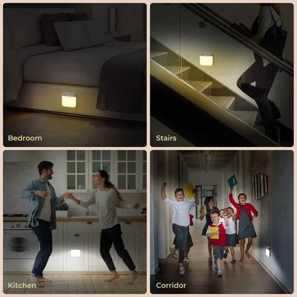 PIR Motion Sensor LED Night Light USB...