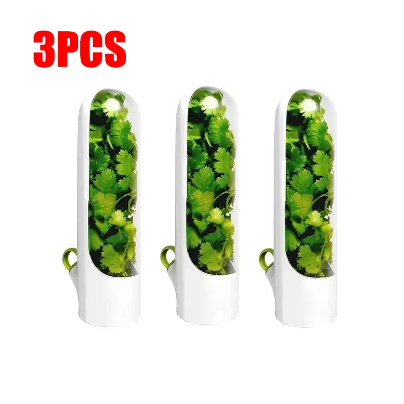 Refrigerator Herb Crisper Saver Container...