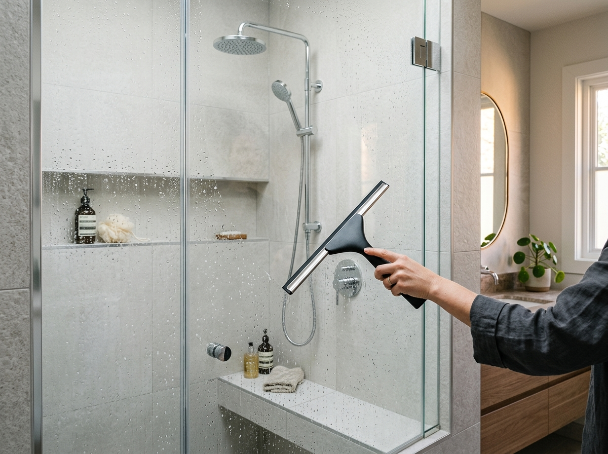 Bathroom Shower Squeegee Household Glass Wiper...