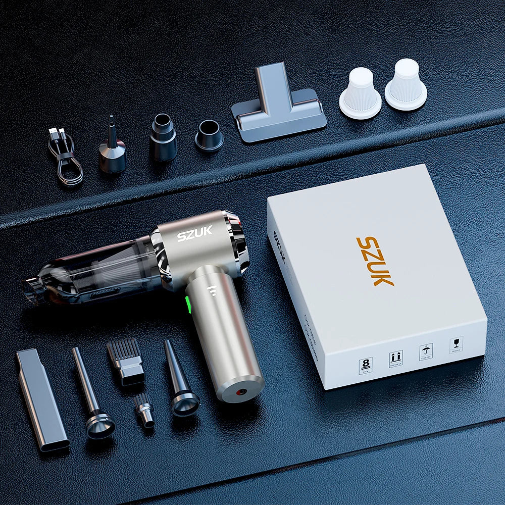 Mini Cordless Car Vacuum — 985,000Pa High Suction