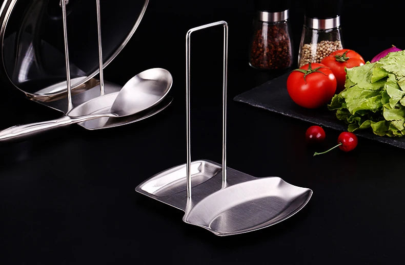 Stainless Steel Pot Lid Rack Detachable Pan...