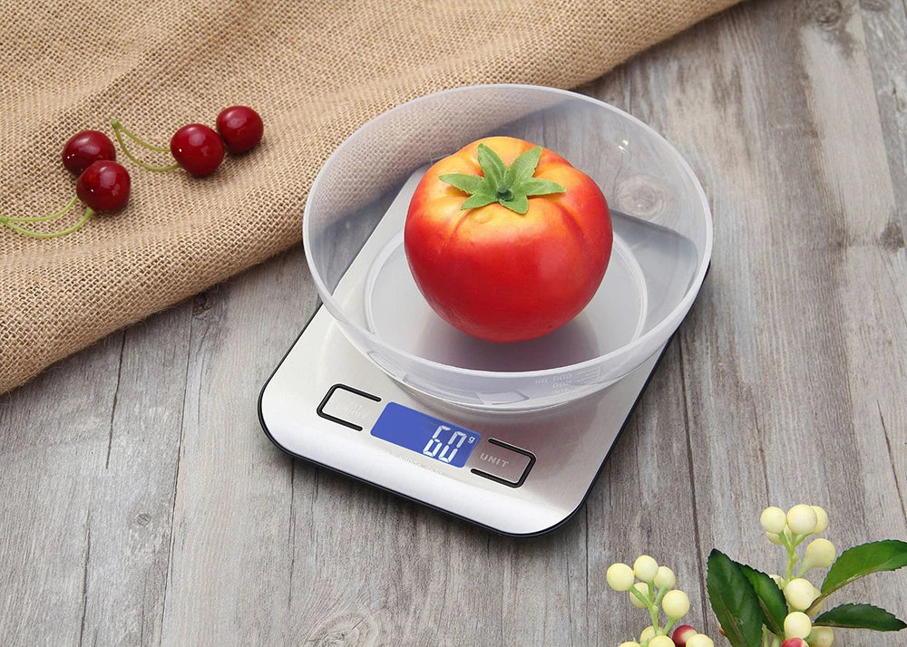 Kitchen Scale — Stainless Steel LCD, 5kg / 10kg