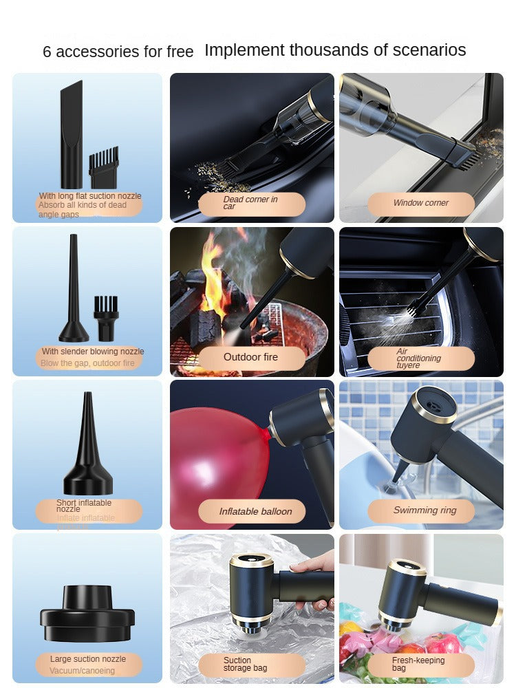 4-in-1 Cordless Car Vacuum Cleaner 18000PA...