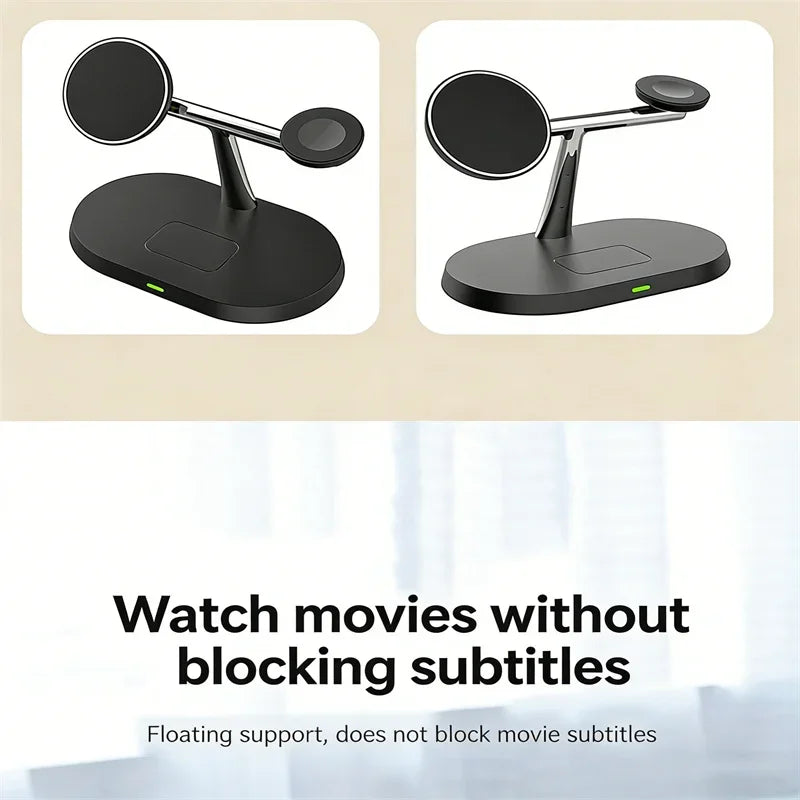 3-in-1 MagSafe Wireless Charging Stand — iPhone, Watch & AirPods