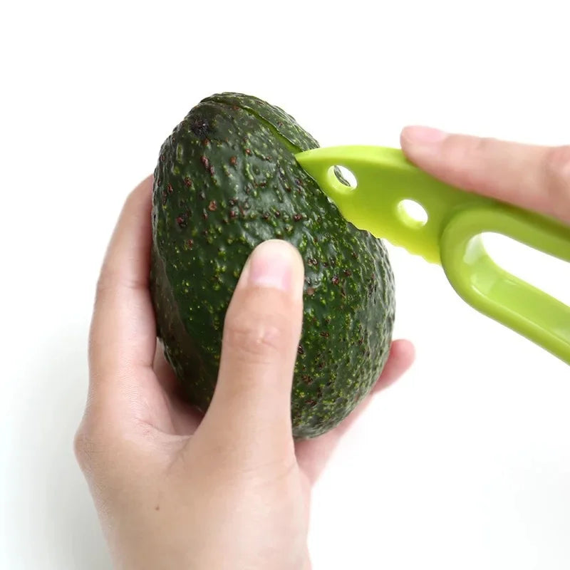 3-in-1 Avocado Slicer — Split, Pit & Slice Tool