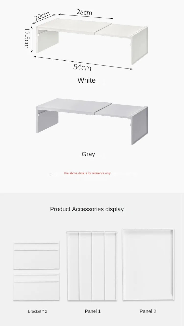 Kitchen Cupboard Organizer Retractable Cabinet...