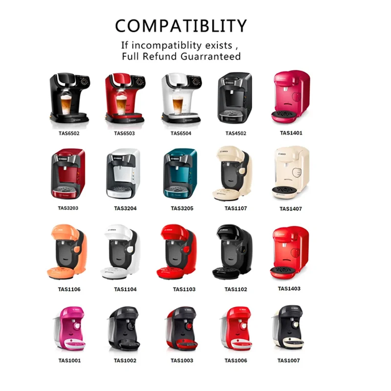 Refillable Coffee 60/180/200/220ML Capsule