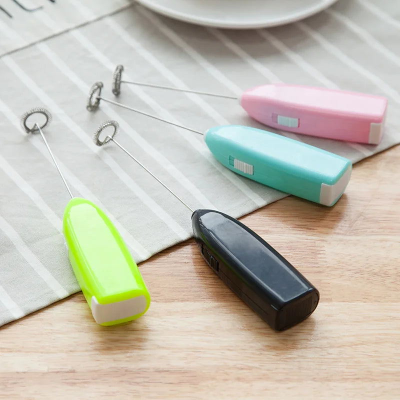 Electric Milk Frother & Egg Beater — Handheld Mini Blender
