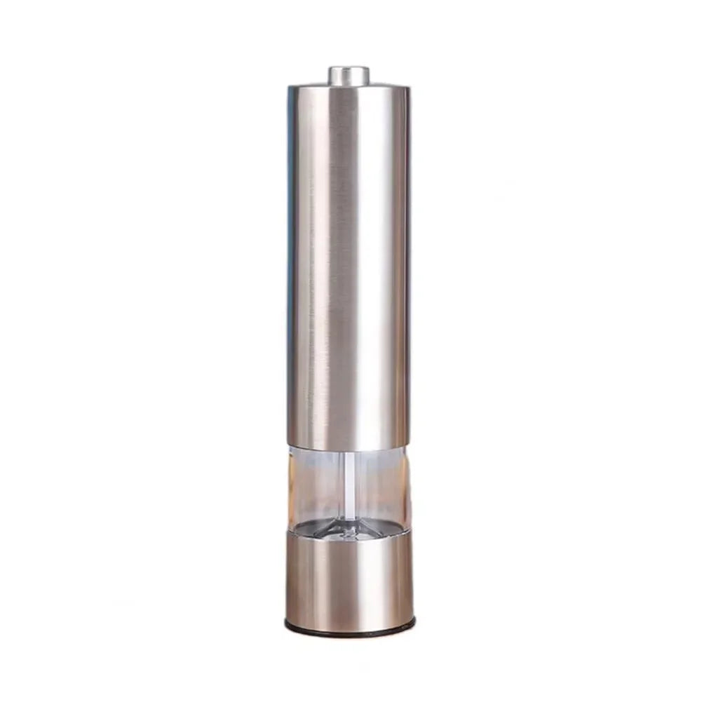 Electric Salt & Pepper Grinder Set — One-Touch with LED Light
