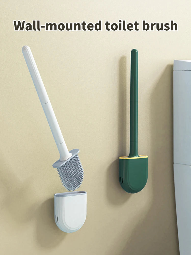 1 Wall Hanging Long Handle Toilet Brush,...