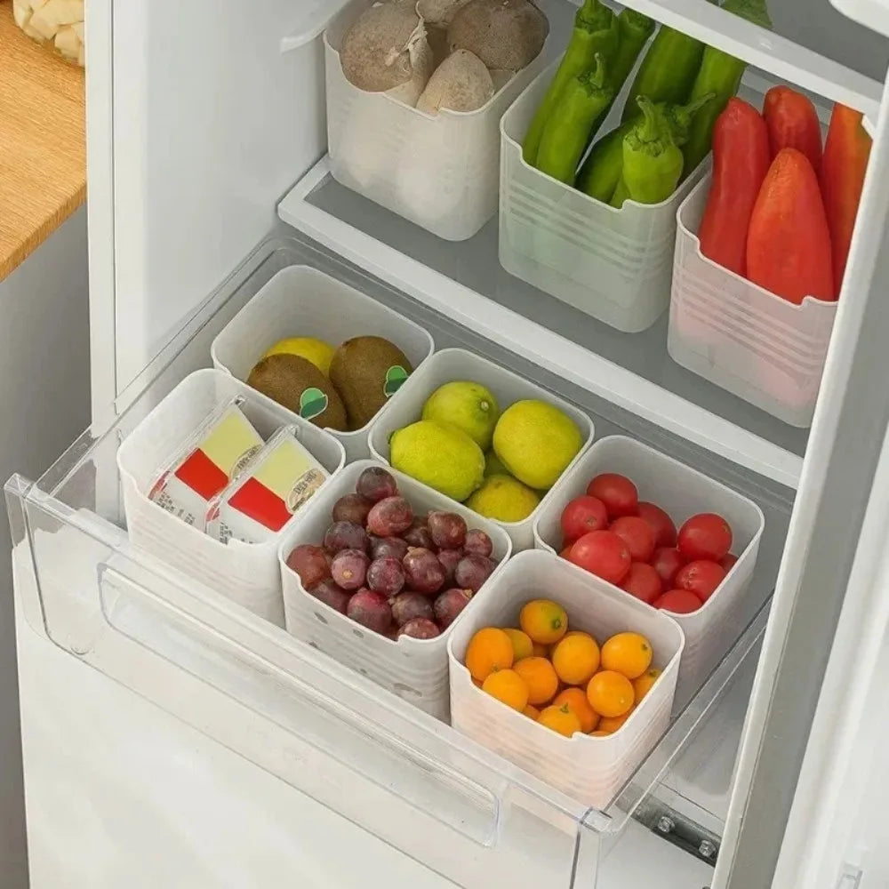 BPA-Free Clear Refrigerator Storage Box...