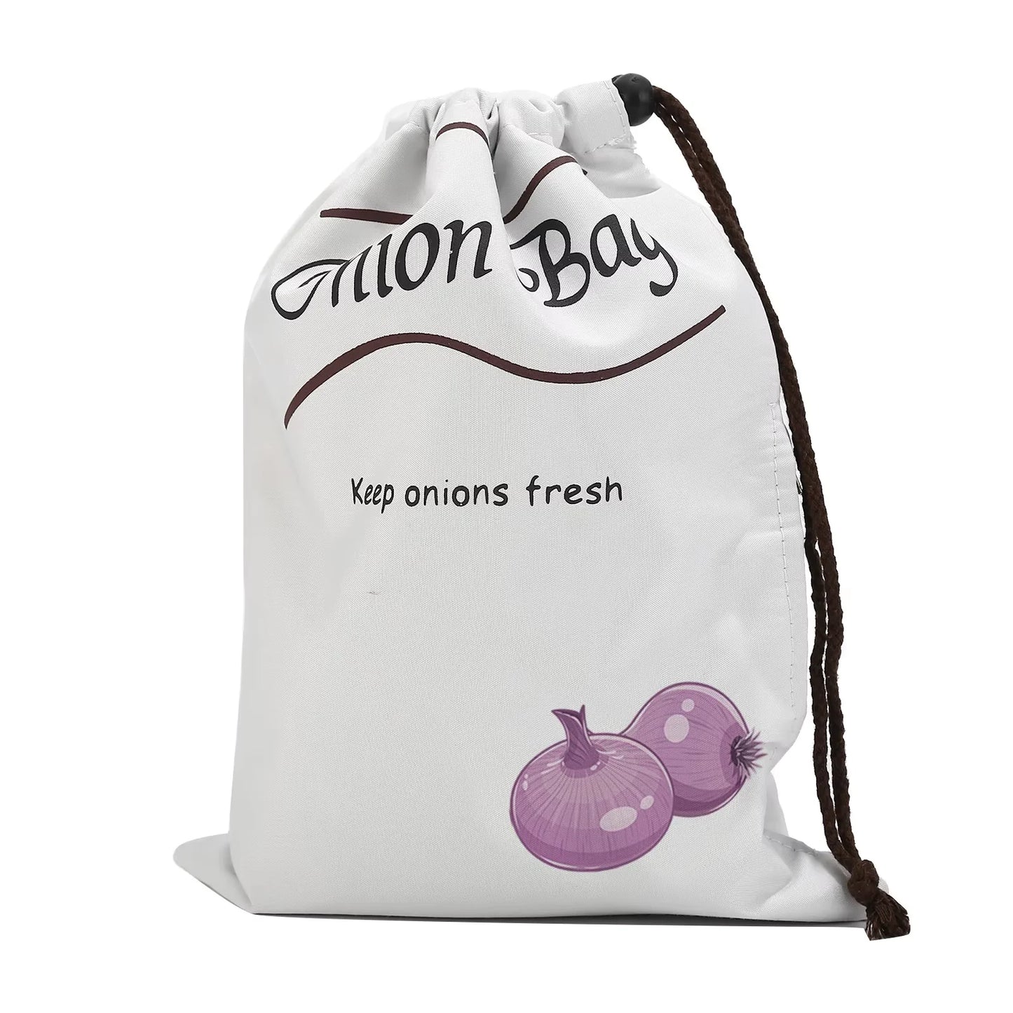 Reusable Vegetable Storage Bags — Onion, Potato & Garlic