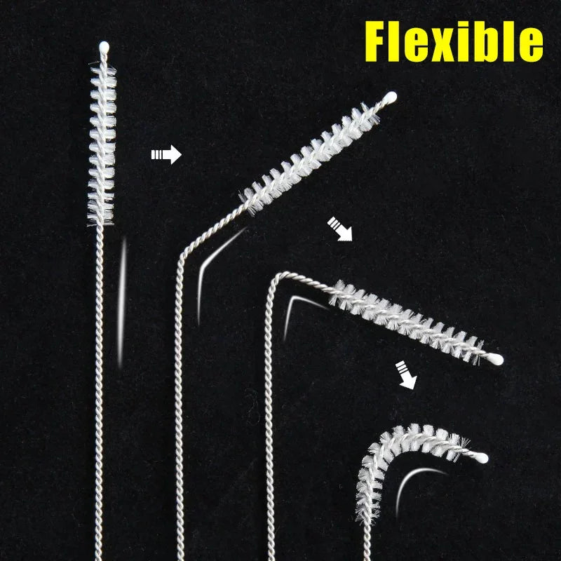 Drinking Straw Cleaning Brush Kit Reusable...