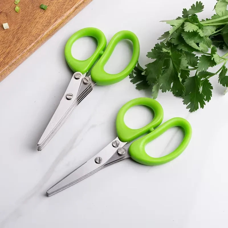 Multi-Blade Herb Scissors & Stripper — 3 or 5 Blade