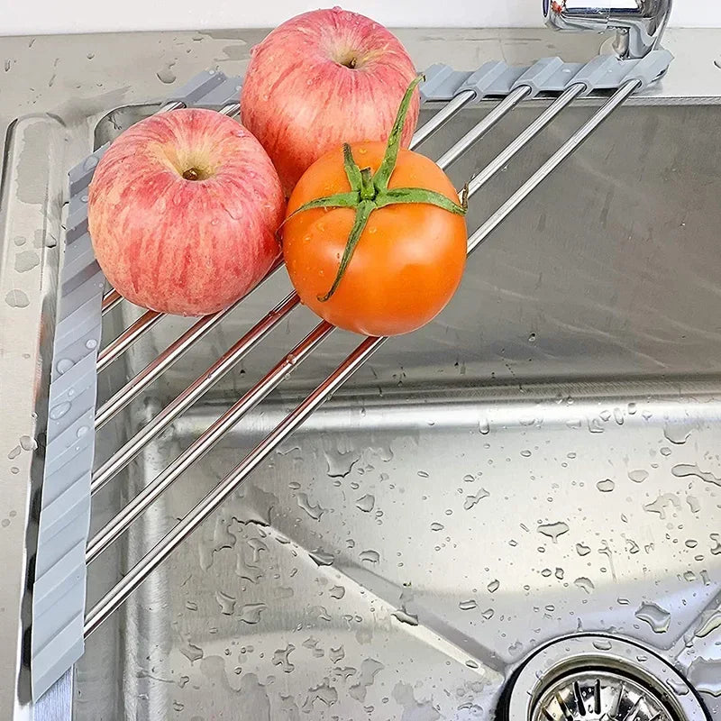 Foldable Triangle Dish Rack Kitchen Sink...