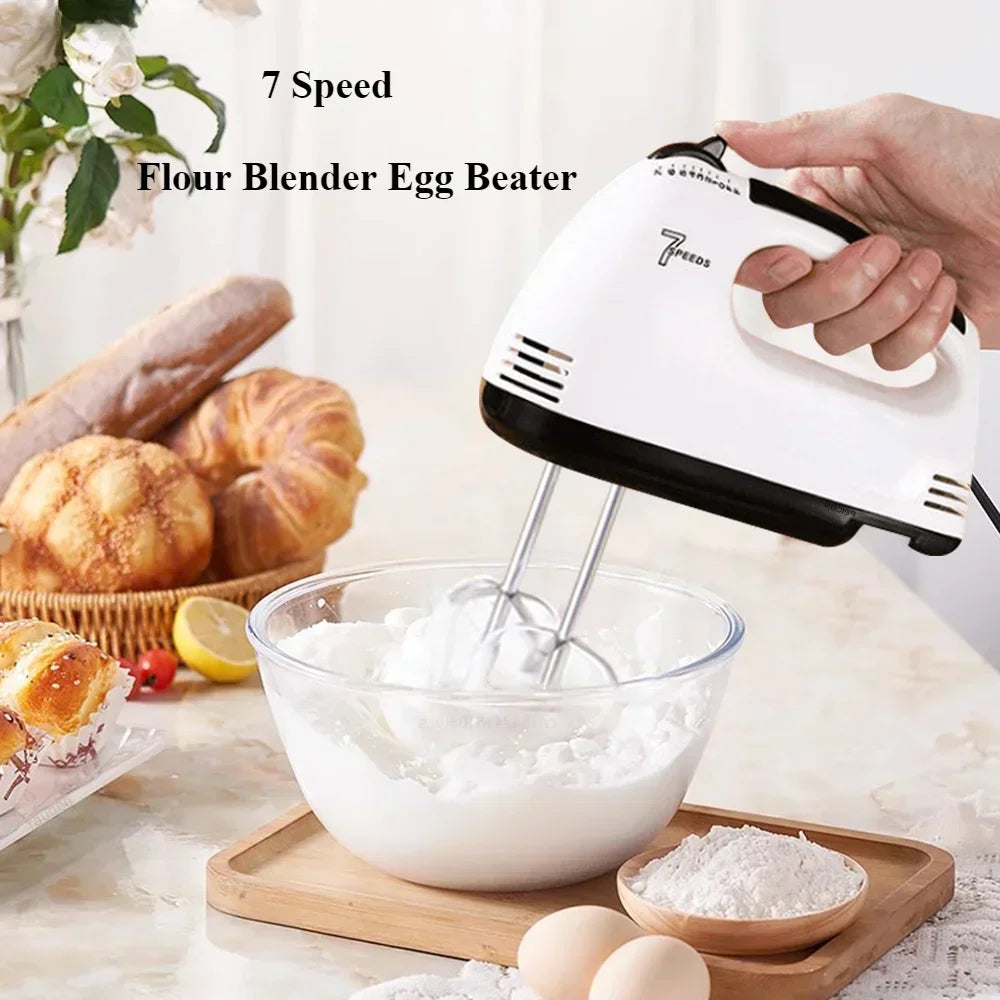 Handheld Electric Egg Beater & Kitchen Mixer