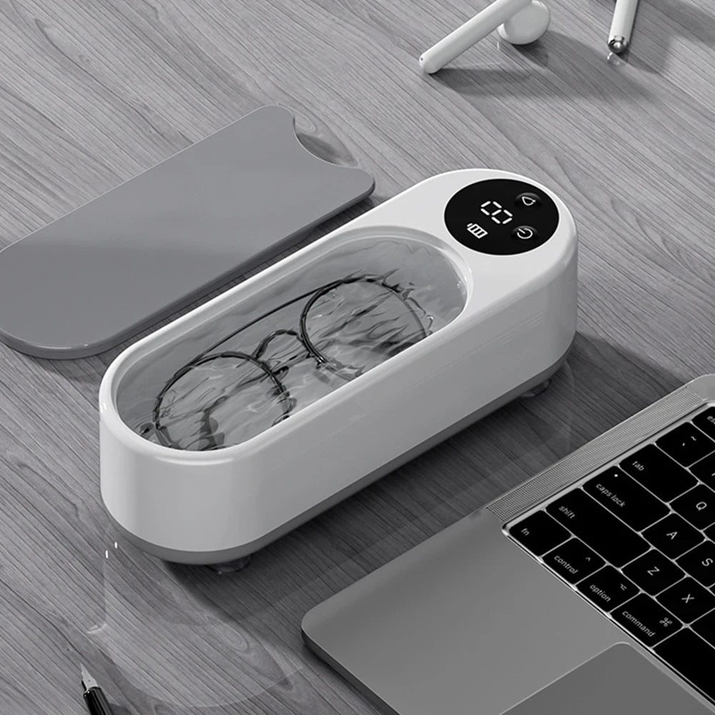 Ultrasonic Cleaning Machine - compact grey design