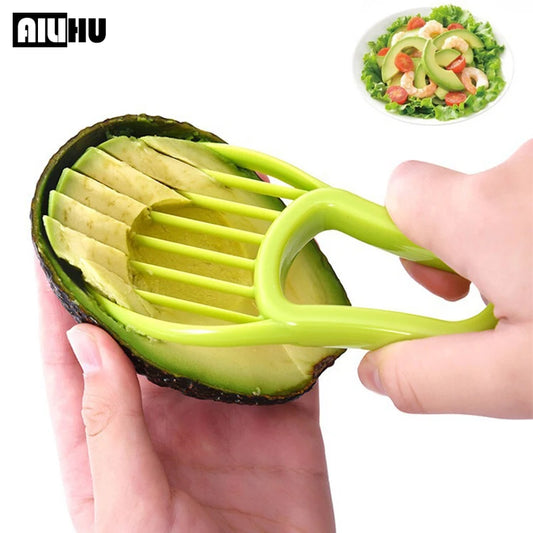 3-in-1 Avocado Slicer — Split, Pit & Slice Tool
