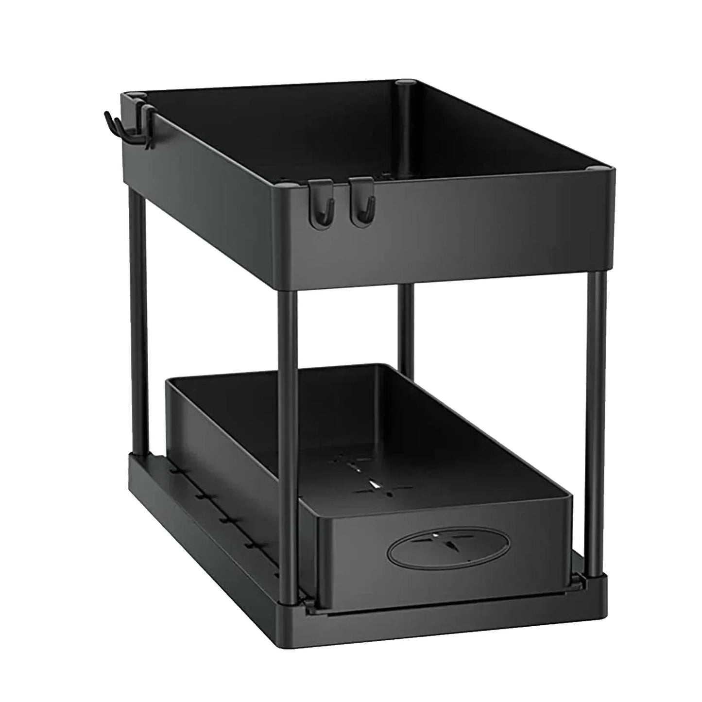 2 Tier Under Sink Organizer Sliding Cabinet...