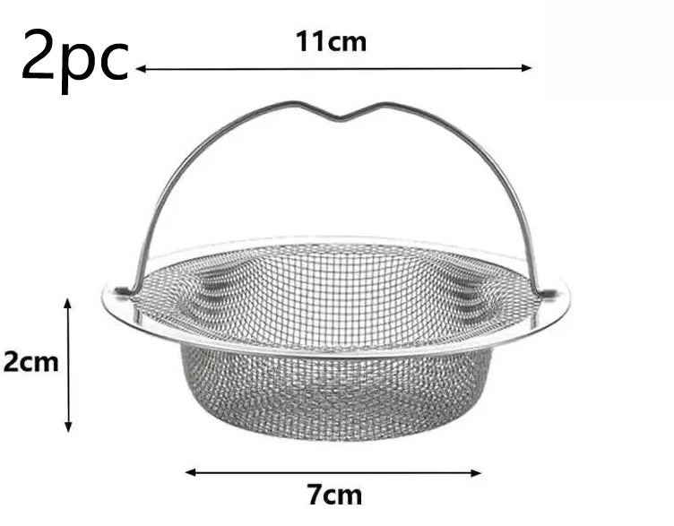 Stainless Steel Sink Drain Strainer — Hair & Food Catcher