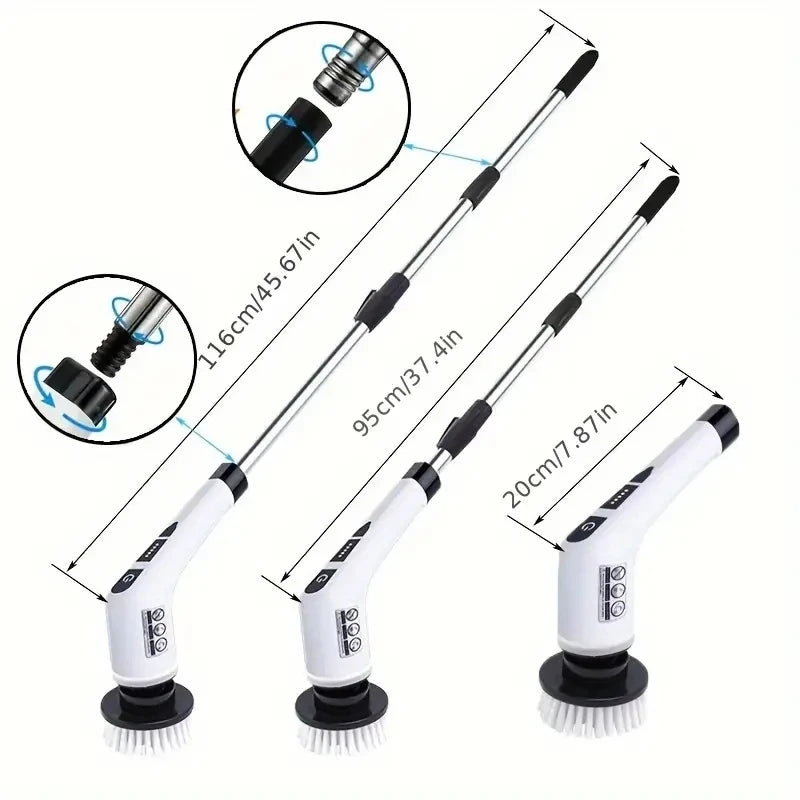 1 Set, Electric Cleaning Brush, Wireless...
