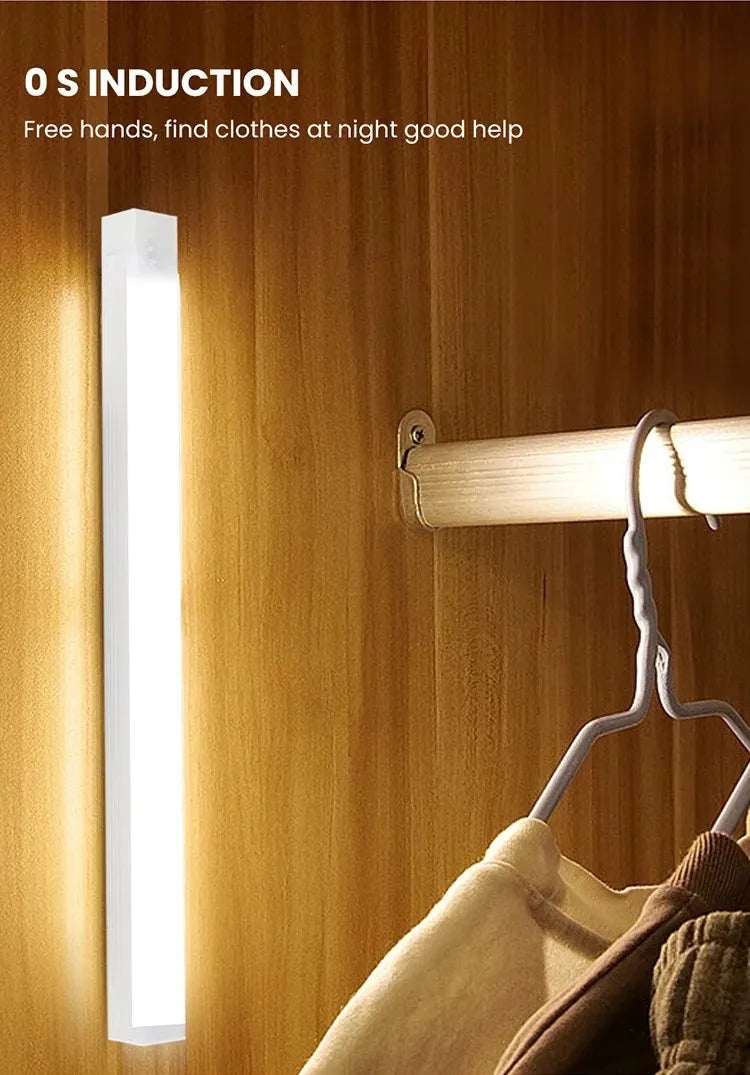 Wireless Motion Sensor LED Cabinet Light — USB-C Rechargeable