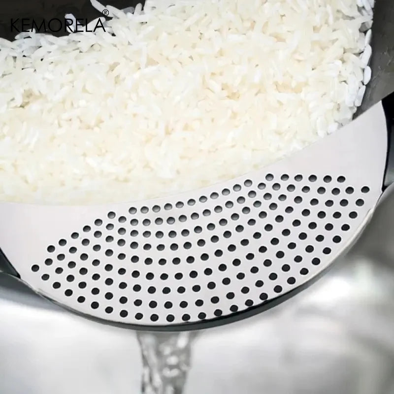 Stainless Steel Strainer Pot Side Pan Drainer...