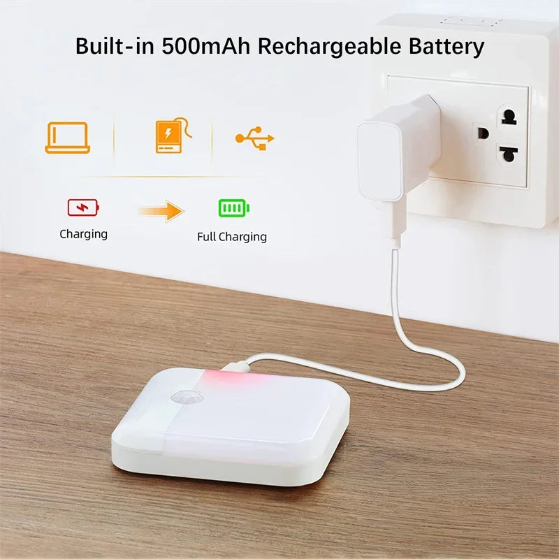 PIR Motion Sensor LED Night Light USB...
