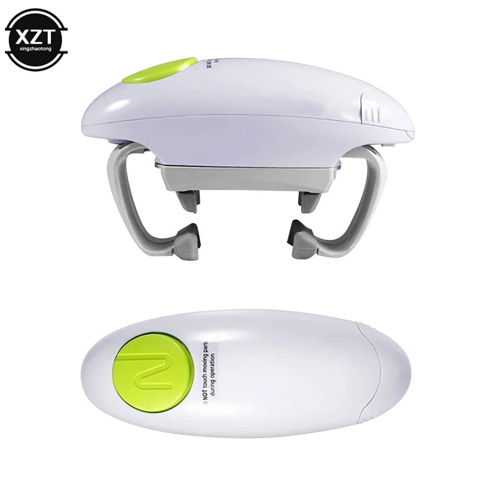 Electric Can Opener — Smooth Edge, One-Touch Automatic