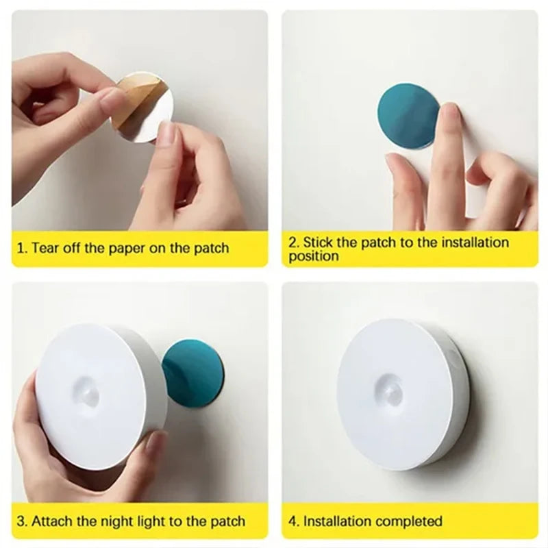 PIR Motion Sensor LED Night Light USB...