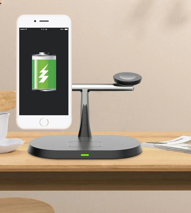 3-in-1 MagSafe Wireless Charging Stand — iPhone, Watch & AirPods