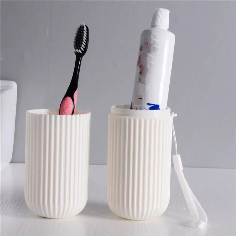 Travel Portable Toothbrush Cup Bathroom...
