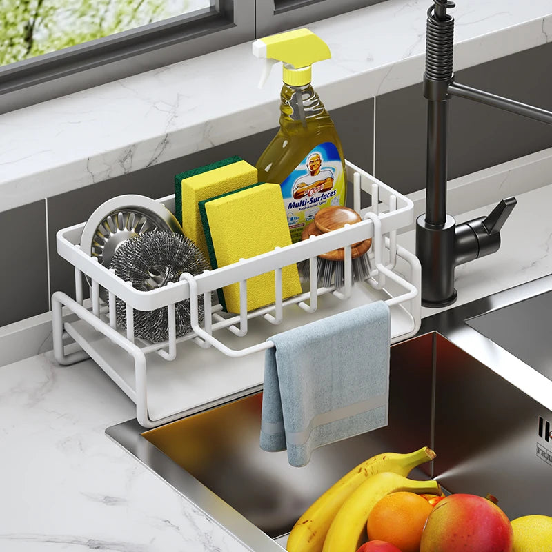 Kitchen Spice Storage Shelf with Drainage...