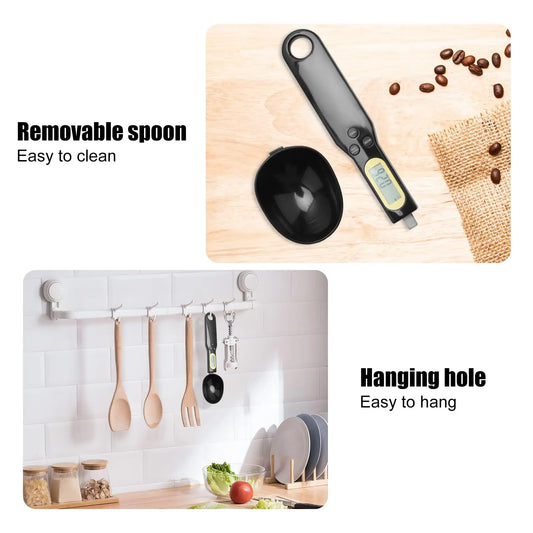 Digital Spoon Scale — 500g / 0.1g Precision for Coffee & Baking