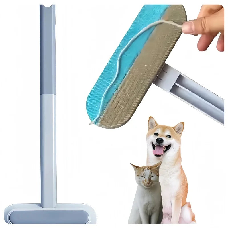 3 In 1 Pet Hair Remover Brush Long Handle Tool...