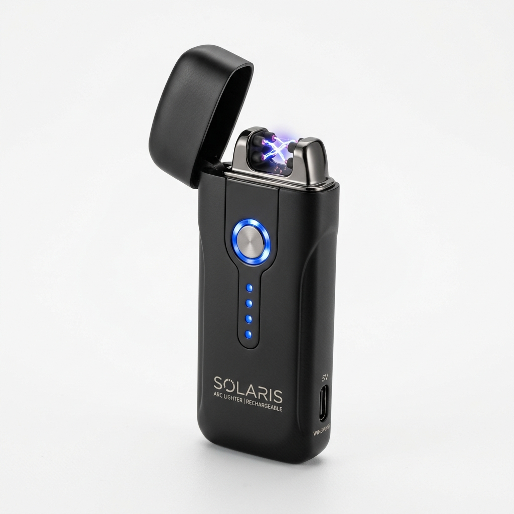 USB Arc Pulse Lighter — Windproof, Rechargeable