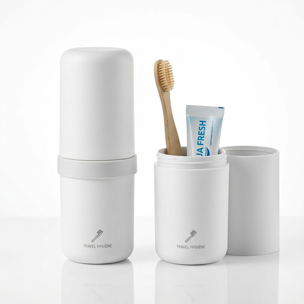 Travel Portable Toothbrush Cup Bathroom...