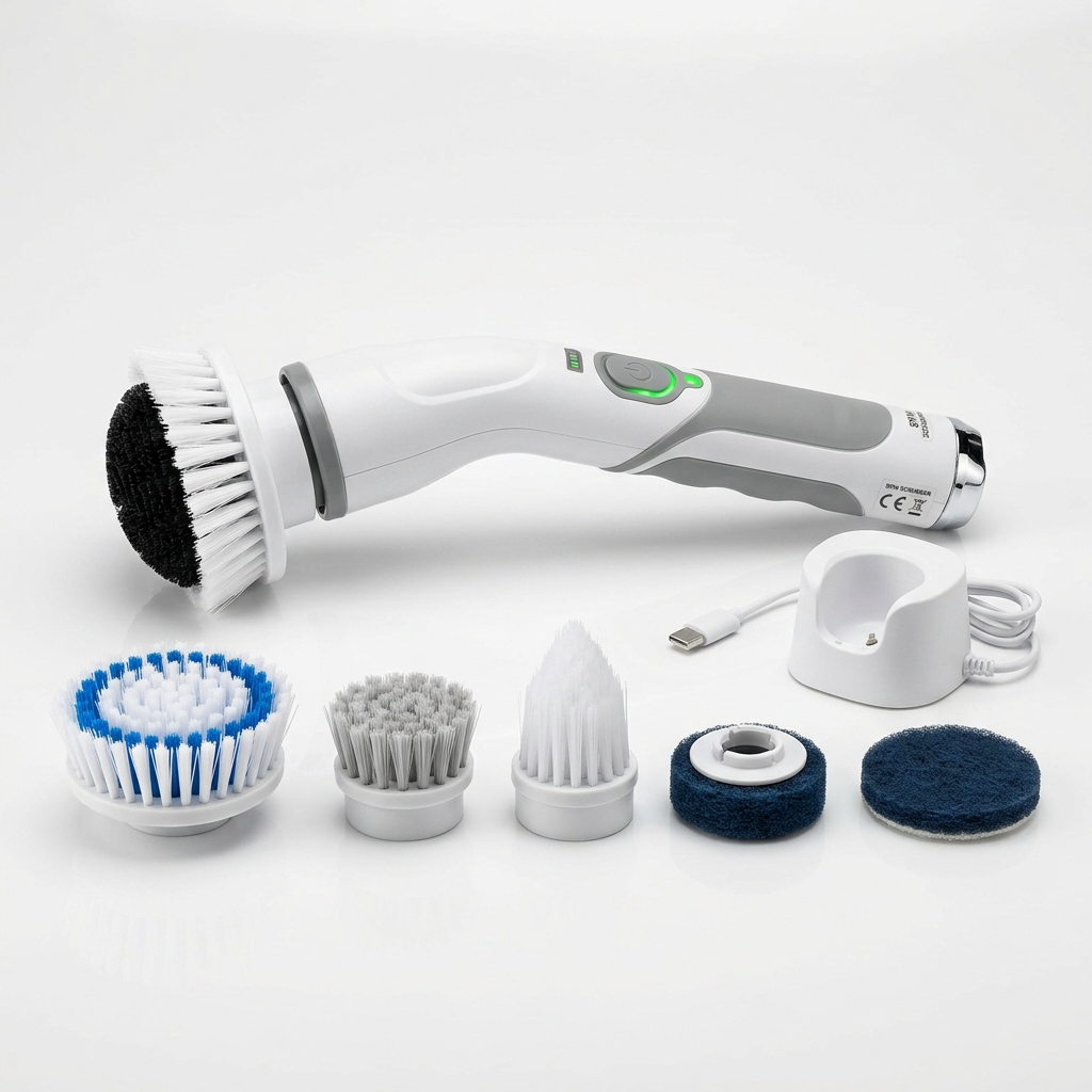 1 Set, Electric Cleaning Brush, Wireless...