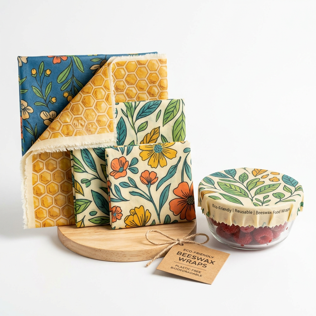 Reusable Beeswax Food Wraps — Eco-Friendly Plastic-Free Storage