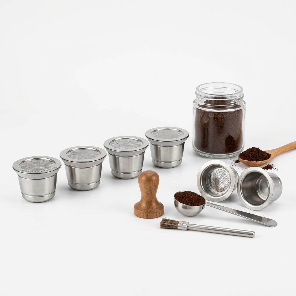 Coffee capsule reusable pods