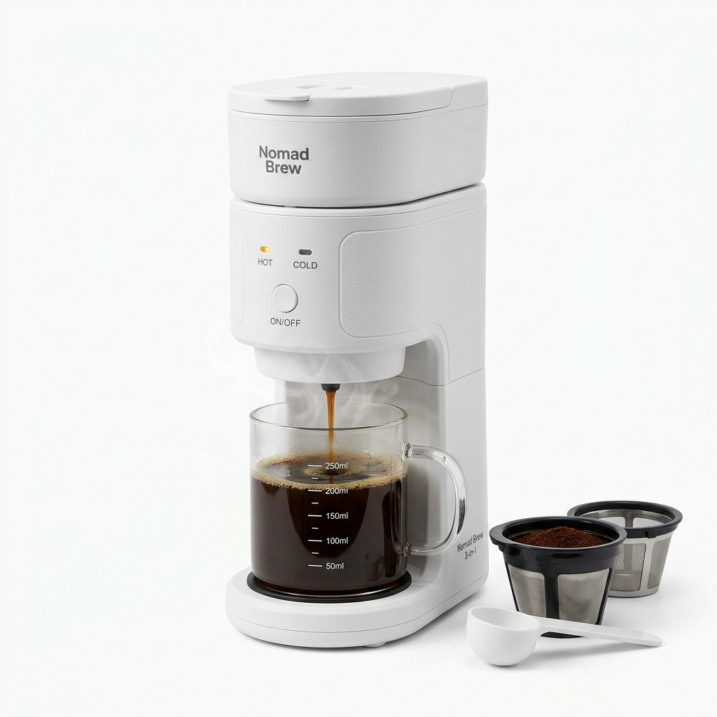 3 In1 Portable Coffee Machine Hot/Cold Water...