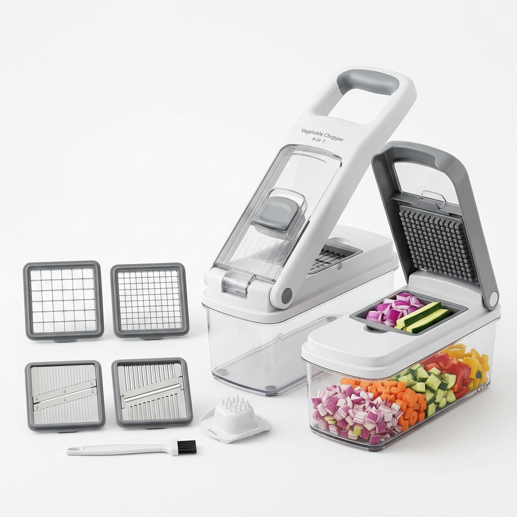 MultiPurpose Vegetable Slicer 4 in1 Vegetable...