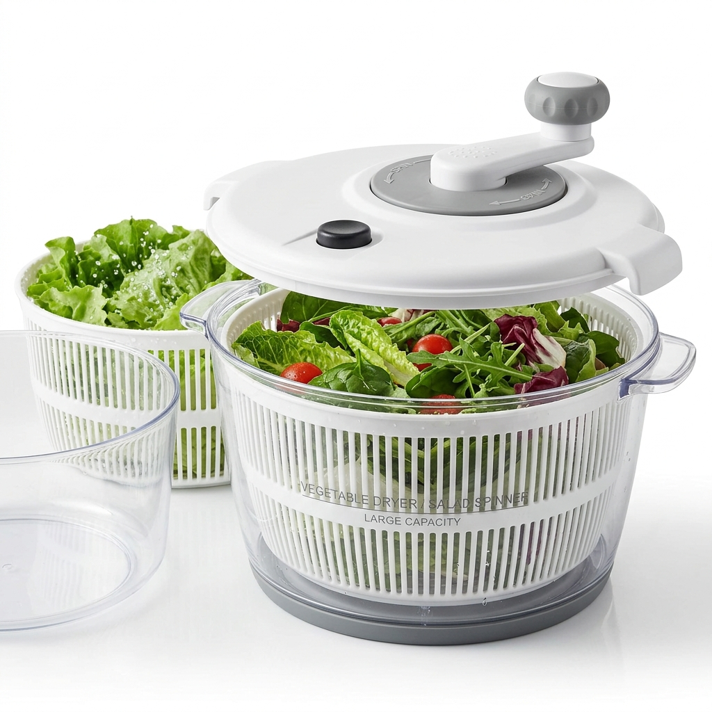 Salad Spinner Vegetable Dryer Large Capacity...