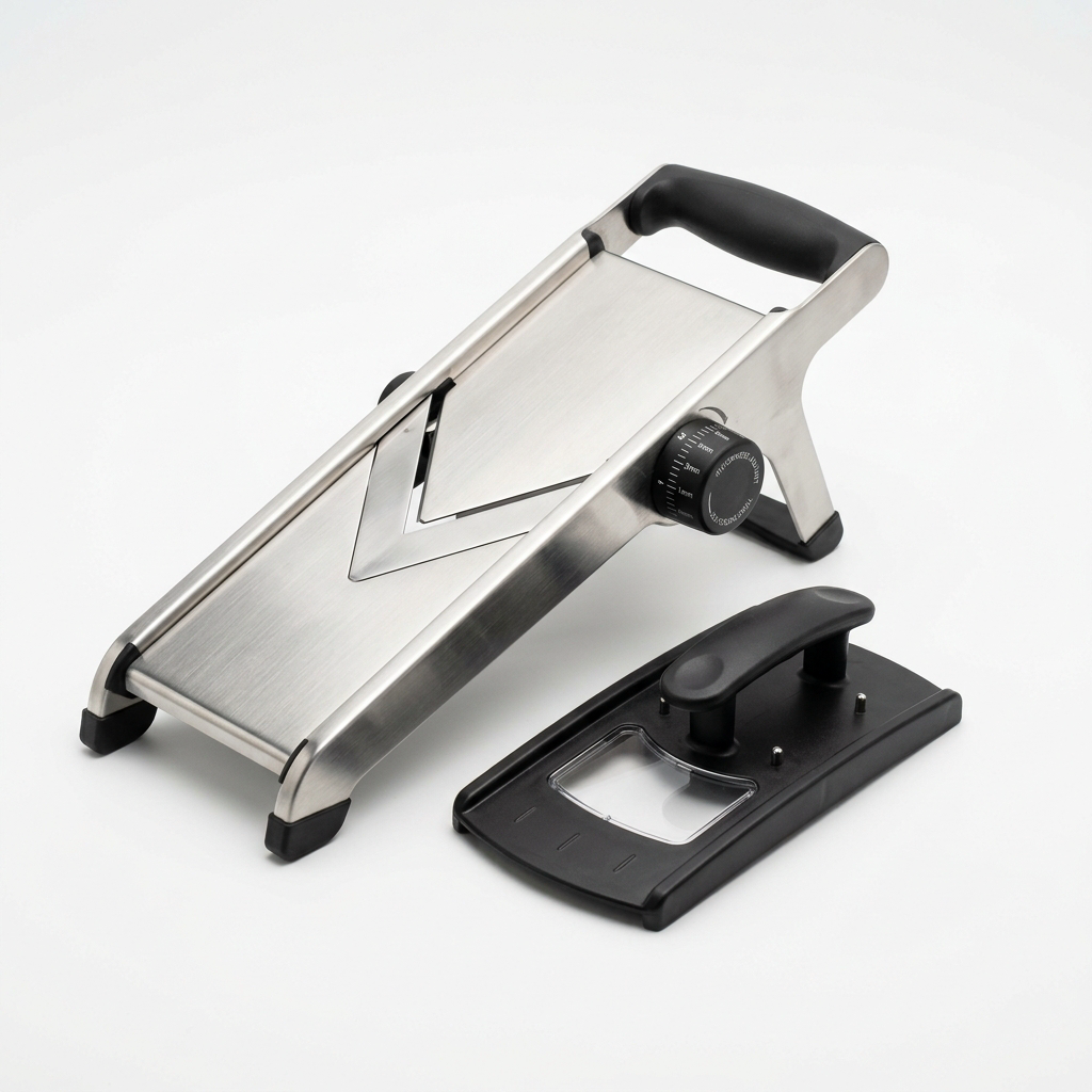 Adjustable Mandoline Slicer — Stainless Steel Vegetable Cutter