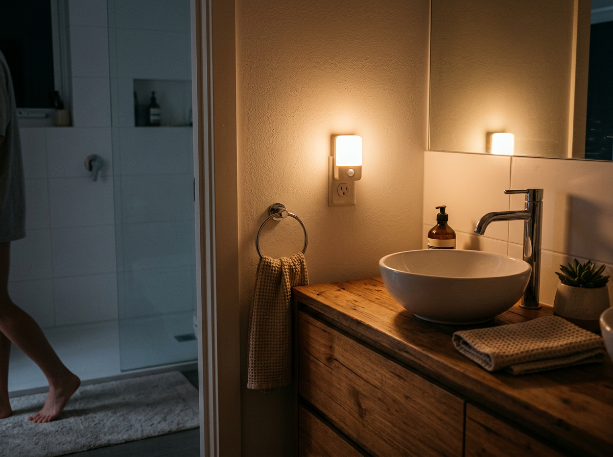 PIR Motion Sensor LED Night Light USB...