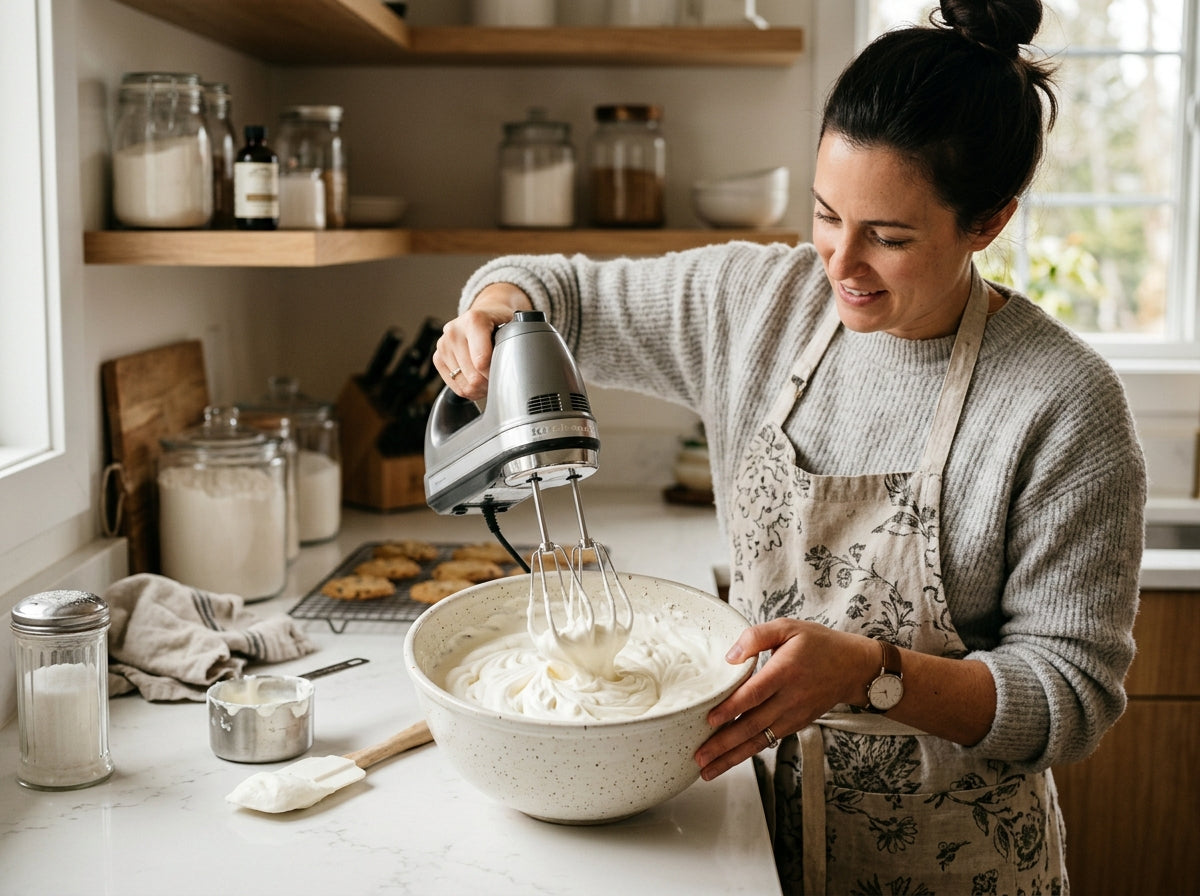 Handheld Electric Egg Beater & Kitchen Mixer