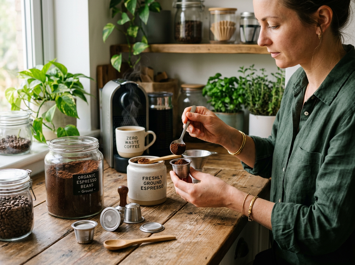Coffee capsule reusable pods